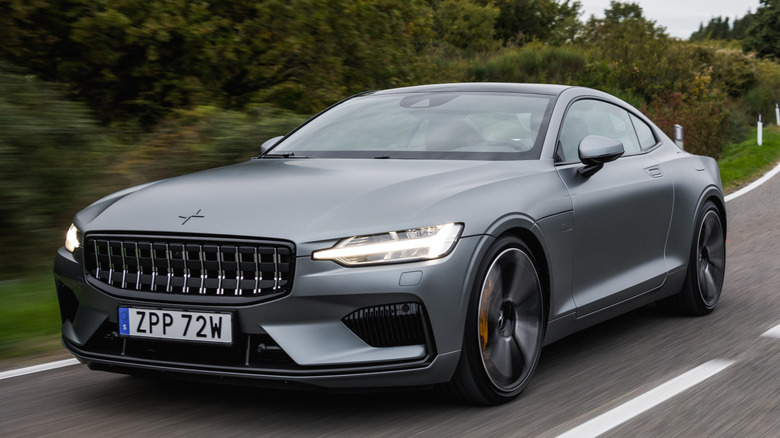 Front 3/4 view of Polestar 1