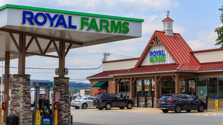 Royal Farms gas pumps and convenience store in Wrightsville, Pennsylvania
