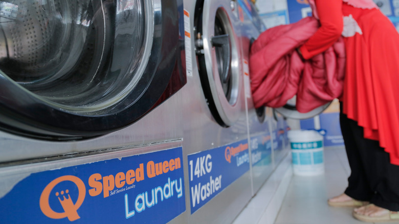 Speed Queen machines at laundromat
