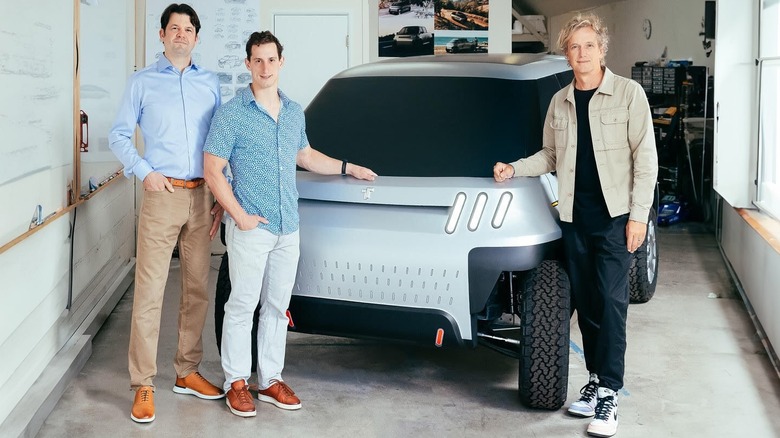 TELO truck with its founders