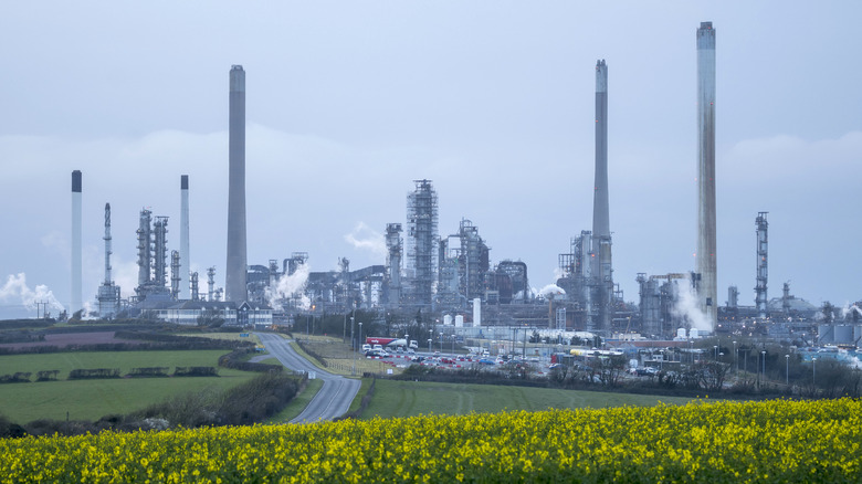 Valero's Pembroke Refinery in Milford Haven in Wales, UK