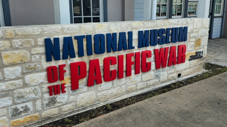 The sign for the National Museum of the Pacific War