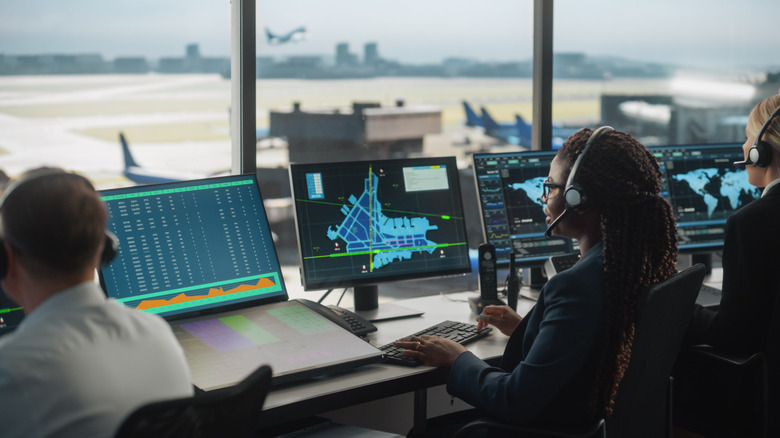 Air traffic control crew