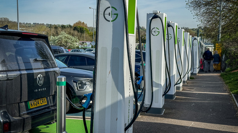 EVs charging