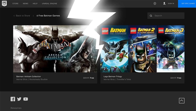 Six Batman games, including the Arkham series, are free on Epic Games Store