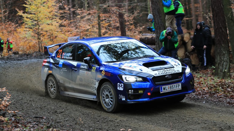 Subaru WRX rally car