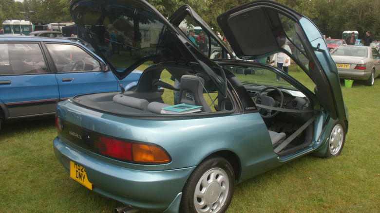 toyota sera butterfly doors canopy