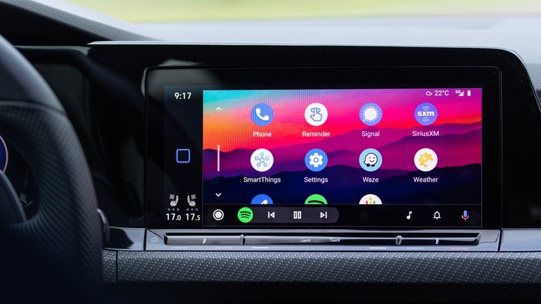 Android Auto screen