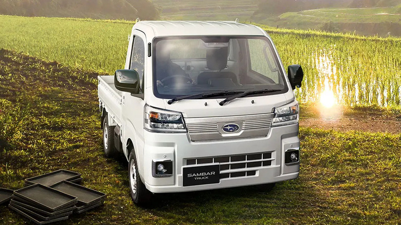 2026 Subaru Sambar truck in a field