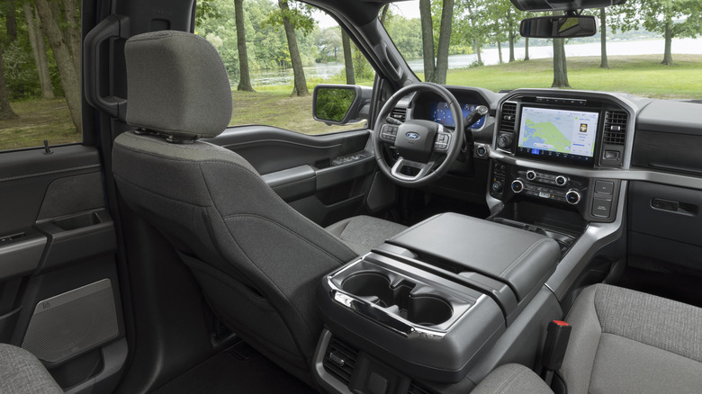 2024 Ford F-150 XLT interior space.