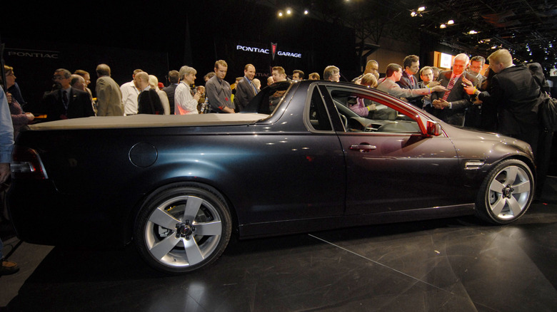 2010 Pontiac G8 Sport Truck prototype at an auto show
