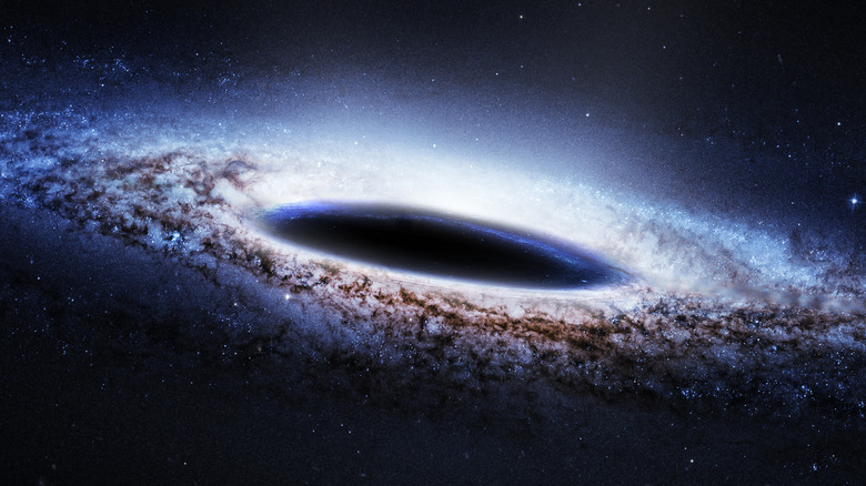 Illustration of a black hole 