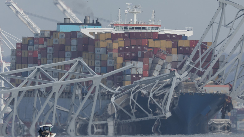 Boat crashes into Francis Scott Key bridge in Baltimore