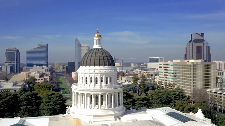 California state capitol building in Sacramento