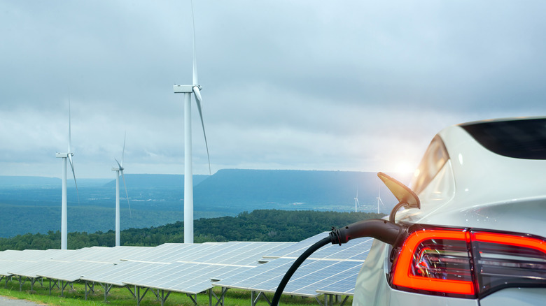 Wind charger and EV charging