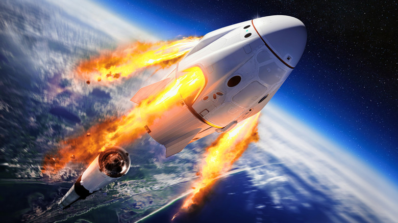 SpaceX Dragon spacecraft launch
