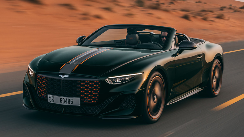 Bentley Batur on the road in Dubai
