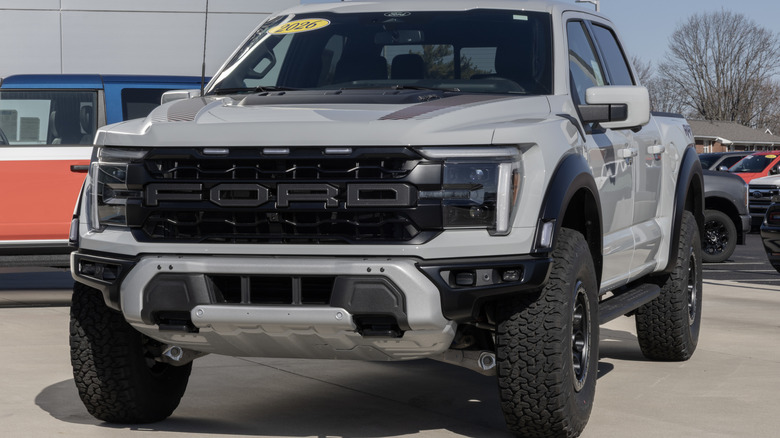 A 2026 Ford F-150 Raptor 4X4 Supercrew truck at a dealership