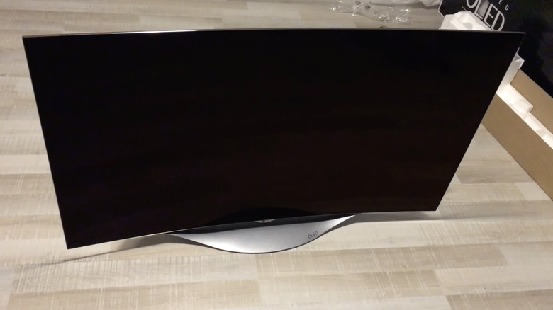 The LG Curved Smart OLED TV 55EC9300