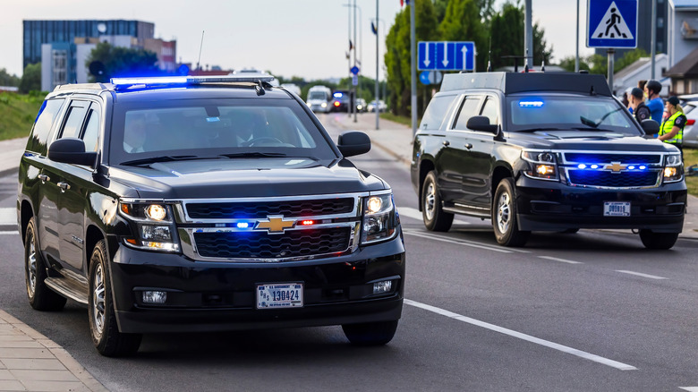 Chevrolet Suburbans in action
