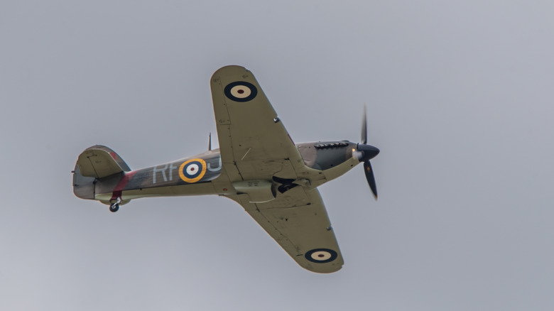 Underneath hawker hurricane including early scoop