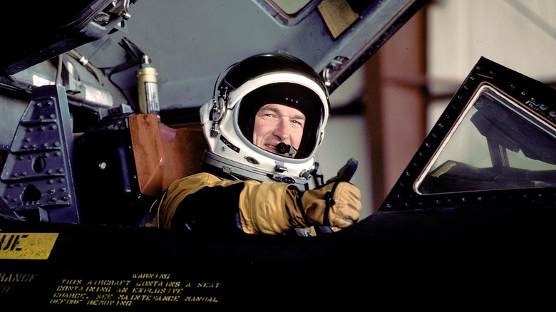 Pilot in the SR-71 Blackbirld