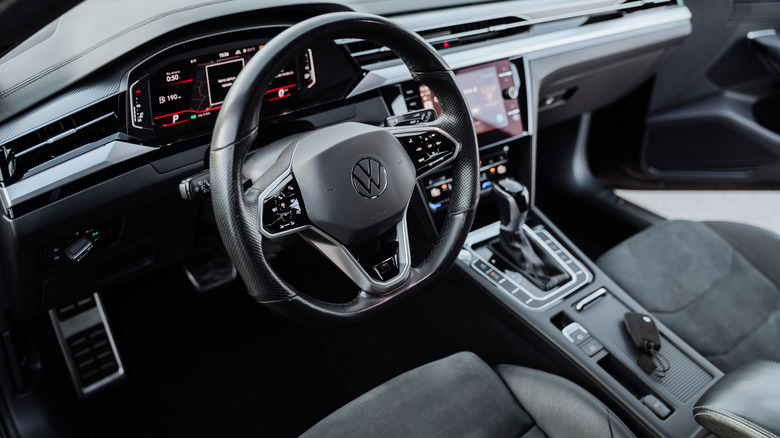 Interior of a Volkswagen Arteon dashboard