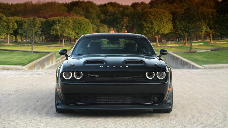 2023 Dodge Challenger SRT Hellcat with 6.2L Hemi, front-view