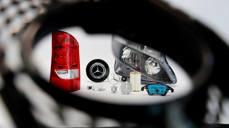 Counterfeit Mercedes items