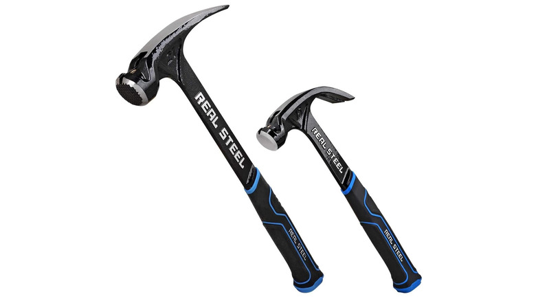 Real Steel hammers on plain white background