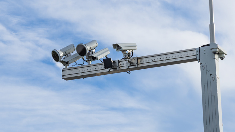 speed cameras watching road