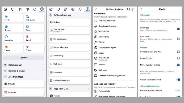 Disable autoplay in Facebook app on mobile
