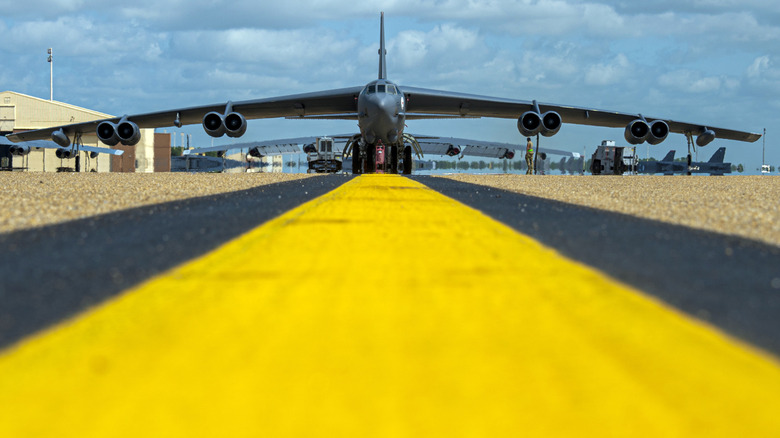 B-52s on the flight line