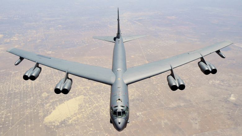 B-52 Stratofortress in flight
