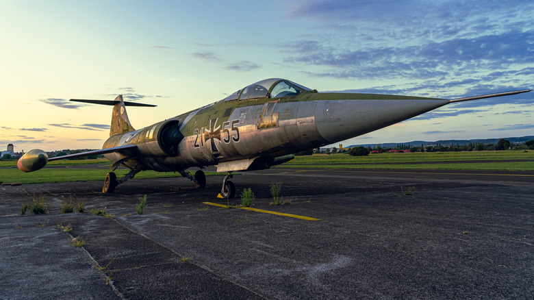 F-104 on tarmac