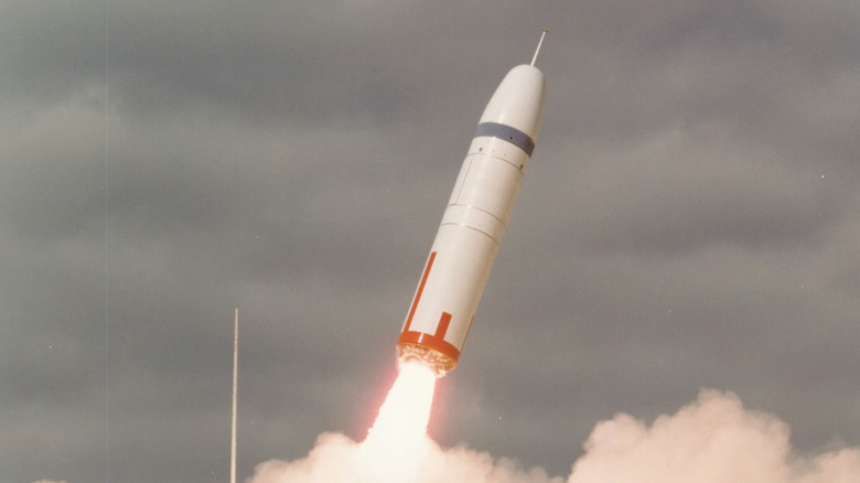 Launch of Trident missile