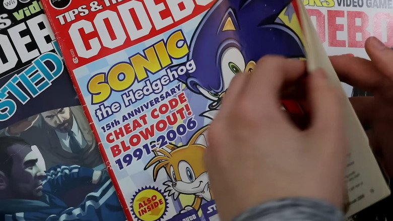 opening cheat code manual from 2000s