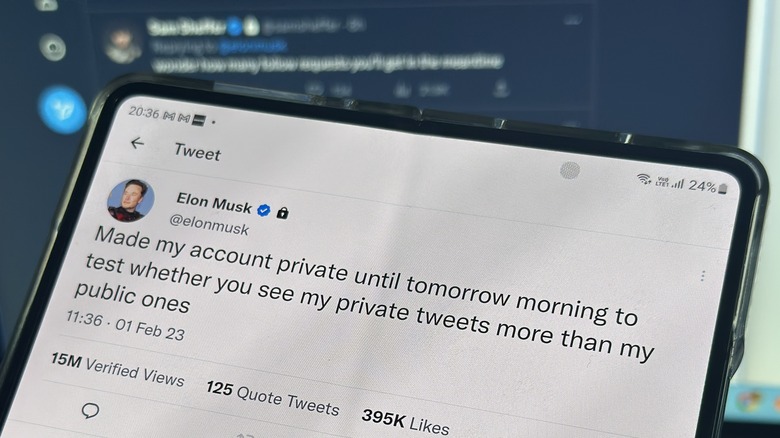Elon Musk private Twitter