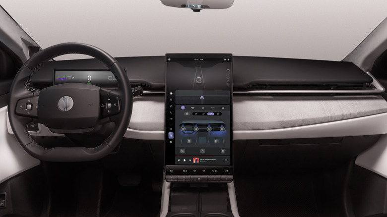 Fisker Ocean interior dashboard
