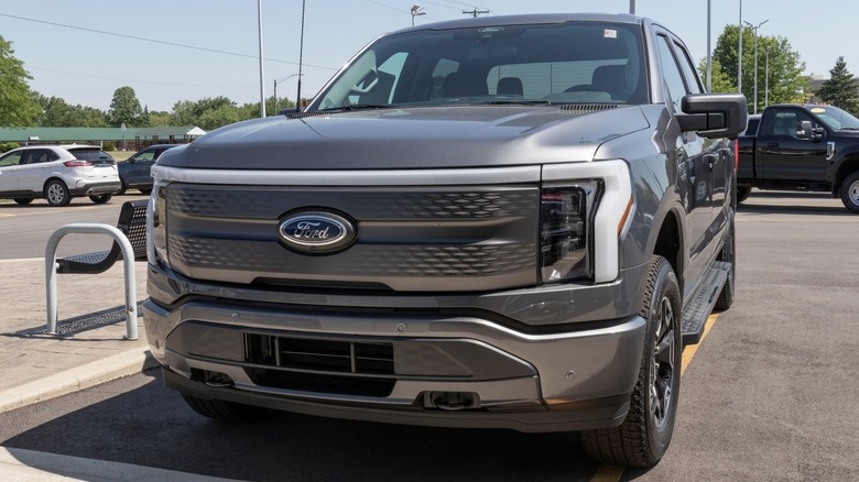 Ford F-150 Lightning parked