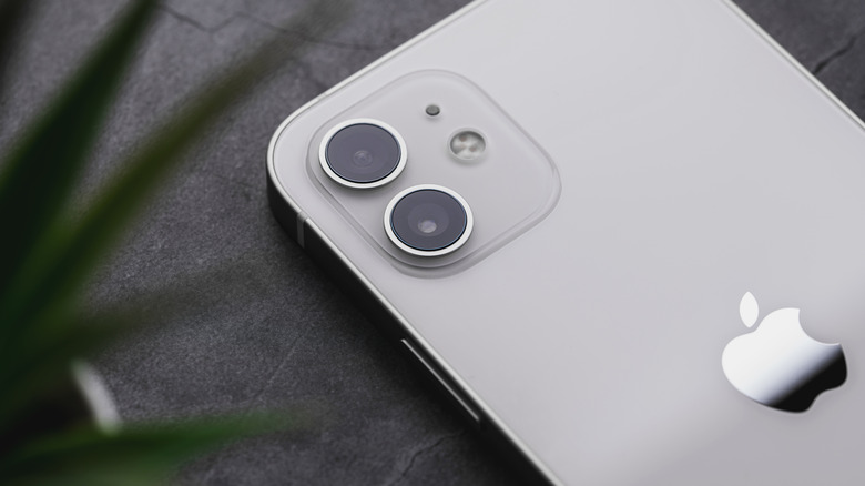 iPhone 12 in white