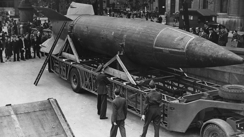 German V-2 Rocket on display