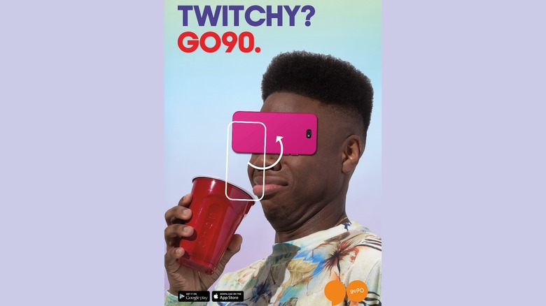 TWITCHY? GO90 ad