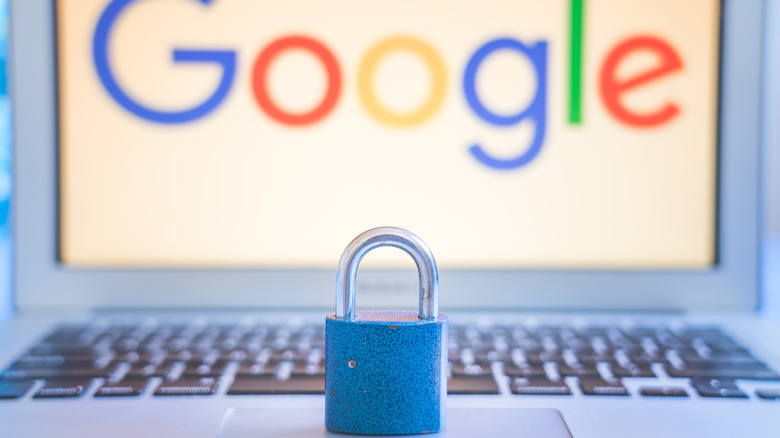 Google Chrome lock icon
