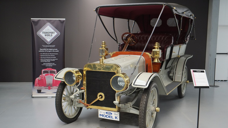 Ford Model K Touring museum display