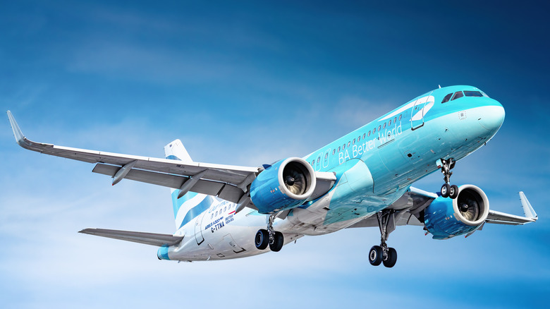 British Airways A320 Neo landing.