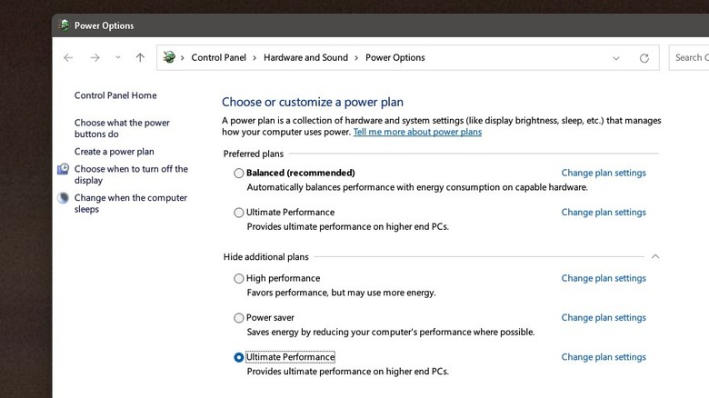 windows power plans
