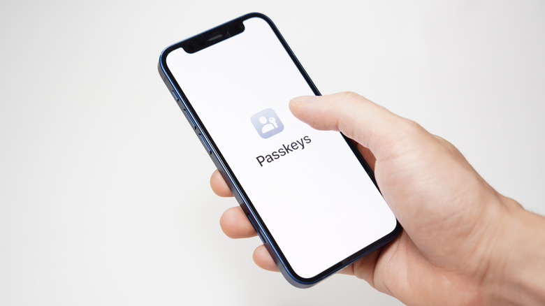 apple passkey on iphone