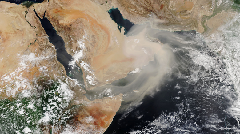 Dust over the Arabian Peninsula