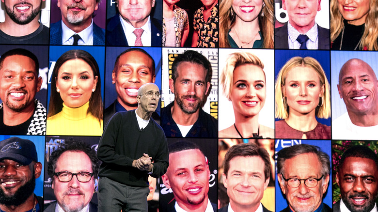 Jeffrey Katzenberg at Quibi launch 
